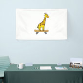 Funny Giraffe Lover Giraffe Skateboard Banner (Messeveranstaltung)