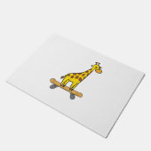 Funny Giraffe Lover Giraffe Skateboard Fußmatte (Schrägansicht)