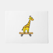 Funny Giraffe Lover Giraffe Skateboard Fußmatte (Vorderseite)