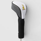 Funny Giraffe Lover Giraffe Skateboard Golf Headcover (angewinkelt)