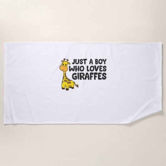 Funny Giraffe Lover Giraffe Skateboard Strandtuch (Vorderseite)