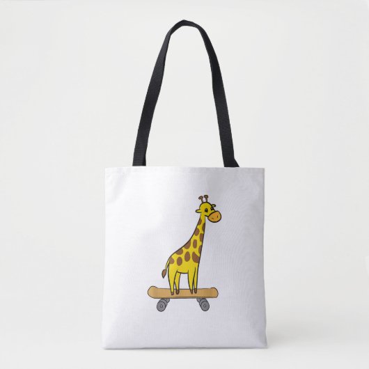 Funny Giraffe Lover Giraffe Skateboard Tasche (Vorderseite)