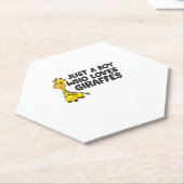 Funny Giraffe Lover Giraffe Skateboard Untersetzer (angewinkelt)