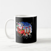 Funny Giraffe Lover Xmas Giraffe Santa Christmas S Kaffeetasse (Links)
