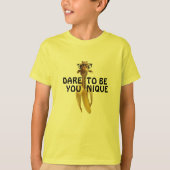 Funny Giraffe Meme Go Bananen sind einzigartig T-Shirt (Vorderseite)