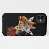 Funny Giraffe mit Bowtie und Monocle Case-Mate iPhone Hülle (Rückseite (Horizontal))