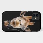 Funny Giraffe mit Bowtie und Monocle Case-Mate iPhone Hülle (Rückseite (Horizontal))