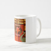 Funny Giraffe mit coolem Text Hakuna Matata Kaffeetasse (VorderseiteRechts)