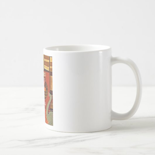 Funny Giraffe mit coolem Text Hakuna Matata Kaffeetasse (Rechts)
