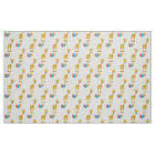 Funny Giraffe mit farbenfrohen Ballons Stoff (Fat Quarter (45,7 x 55,9 cm))