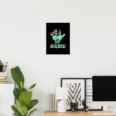 Funny Giraffe Moo Im A Goat Cute Zoo Tiergeschenk Poster (Heimbüro)