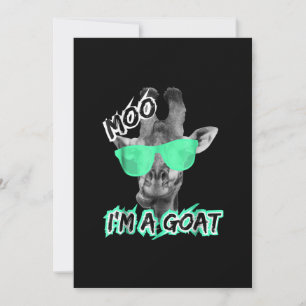 Funny Giraffe Moo Im A Goat Cute Zoo Tiergeschenk Save The Date