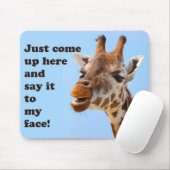Funny Giraffe Mousepad (Mit Mouse)