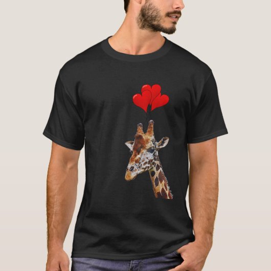 Funny Giraffe Niedlich Safari Tiergeschenk Ideen T-Shirt (Vorderseite)