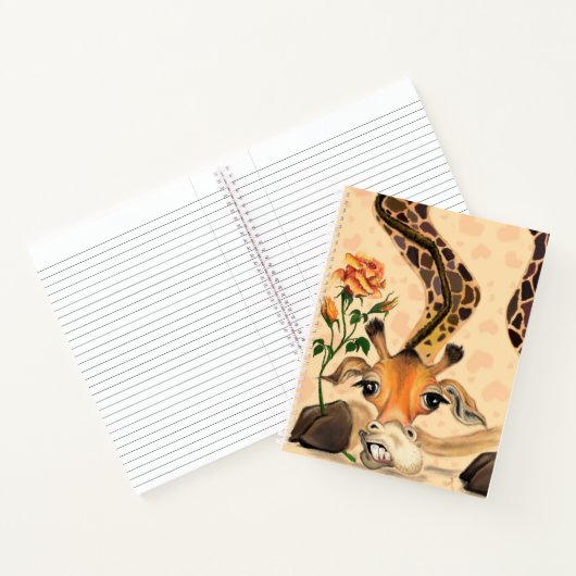 Funny Giraffe Notebook Notizblock (Innenseite)
