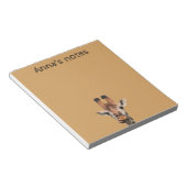 Funny Giraffe Notizblock (angewinkelt)