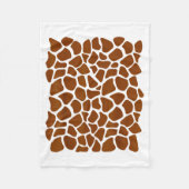 Funny Giraffe Pattern Lazy Halloween Costume Fleecedecke (Vorderseite)