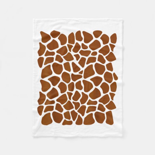 Funny Giraffe Pattern Lazy Halloween Costume Fleecedecke (Vorderseite)