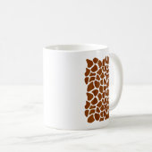 Funny Giraffe Pattern Lazy Halloween Costume  Kaffeetasse (VorderseiteRechts)