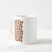 Funny Giraffe Pattern Lazy Halloween Costume Kaffeetasse (Vorderseite Links)