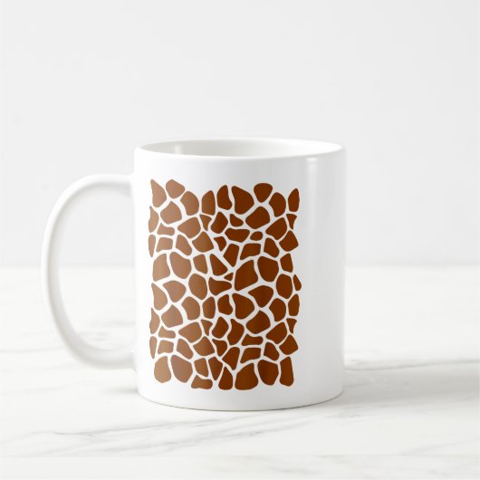 Funny Giraffe Pattern Lazy Halloween Costume  Kaffeetasse (Links)