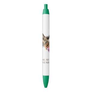 Funny Giraffe Pen - Benutzerdefinierter Text Kugelschreiber