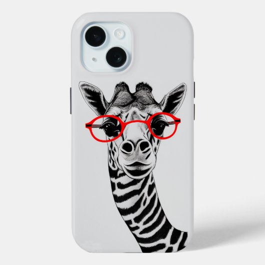 Funny Giraffe Phone Case (Rückseite)
