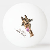 Funny Giraffe Ping Pong Balls Tischtennisball (Vorderseite)