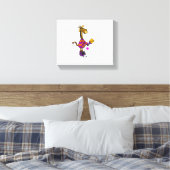 Funny Giraffe Playing Pickleball Leinwanddruck (Insitu (Schlafzimmer))