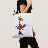 Funny Giraffe Playing Pickleball Tasche (Von Nahem)