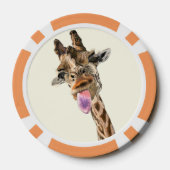 Funny Giraffe Poker Chips (Rückseite)