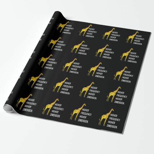 Funny Giraffe Pun Geschenkpapier (Ungerollt)