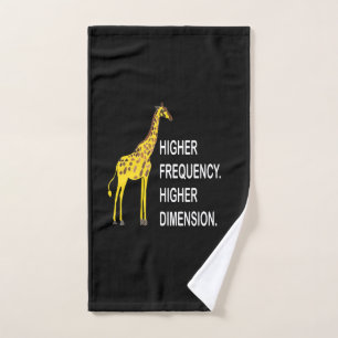 Funny Giraffe Pun Handtuch