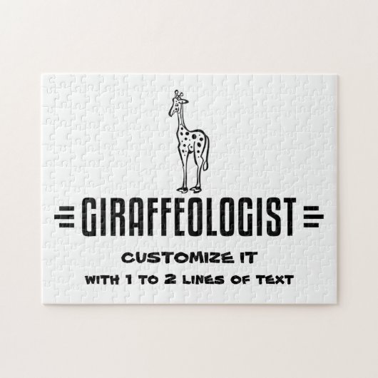 Funny Giraffe Puzzle (Horizontal)