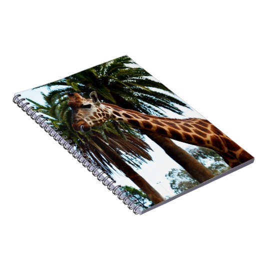 Funny Giraffe Raspberry, Notizblock (Rechte Seite)