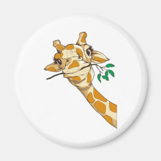 Funny Giraffe Safari Zoo Liebe Giraffen Magnet