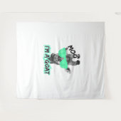 Funny Giraffe Shirt Moo Ich bin ein Ziege Niedlich Wandteppich (Vorderseite (Horizontal))