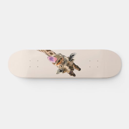 Funny Giraffe Skateboard (Horizontal)