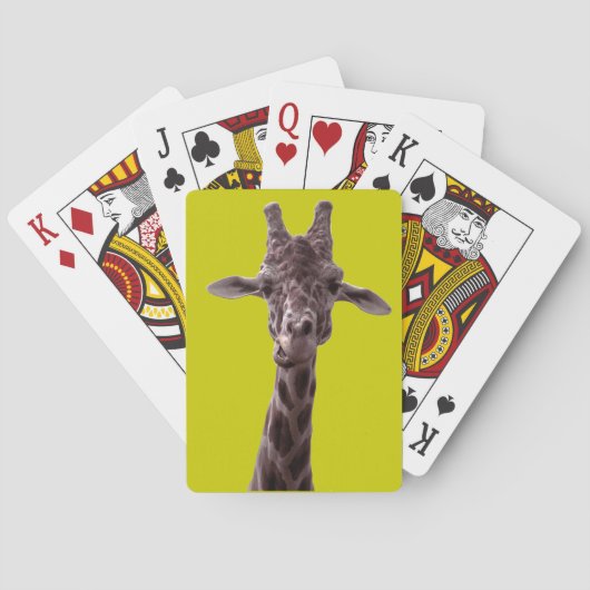 Funny Giraffe Spielkarten (Rückseite)