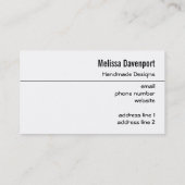 Funny Giraffe stickt seine Zunge heraus Visitenkarte (Rückseite)