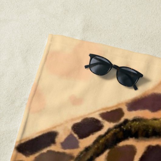 Funny Giraffe Strandtuch (Beispiel)