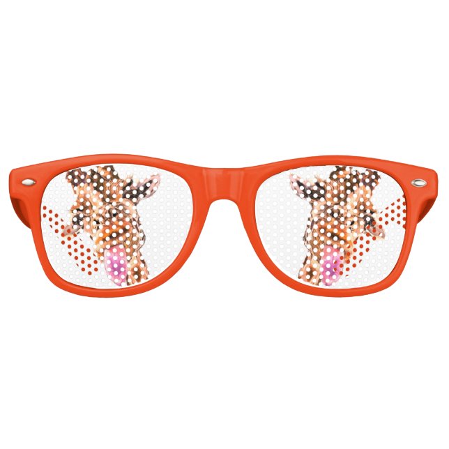 Funny Giraffe Sunglasses Partybrille (Vorderseite)