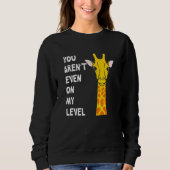 Funny Giraffe Sweatshirt (Vorderseite)