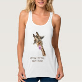 Funny Giraffe Tank Top (Vorderseite)