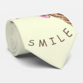 Funny Giraffe Tongue Out and Playful Wink - Hello Krawatte (Gerollt)