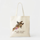 Funny Giraffe Tote Bag Tragetasche (Vorne)