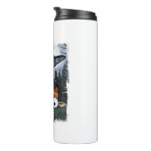 Funny Giraffe UFO Zoo Animal Weird Meme Graphic _ Thermosbecher (Nach rechts gedreht)