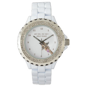 Funny Giraffe Watch Armbanduhr