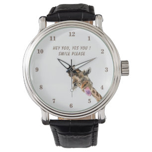 Funny Giraffe Watch Armbanduhr