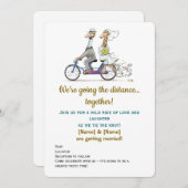 Funny Giraffe Wedding Save The Date (Vorne/Hinten)